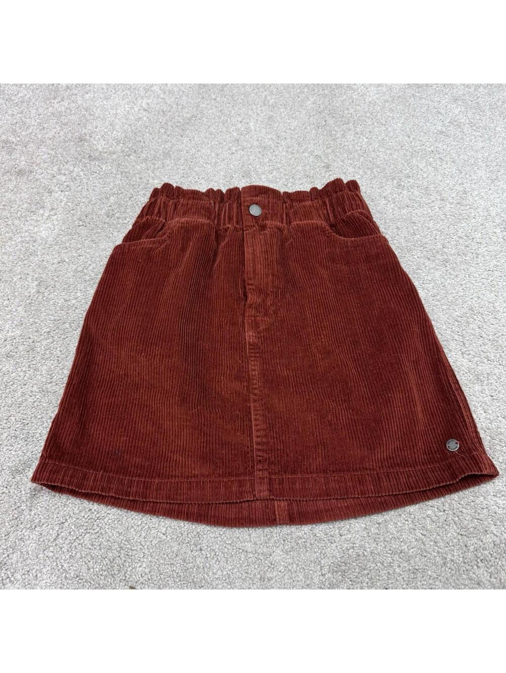 Roxy Skirt Women’s Brown Corduroy Size XS